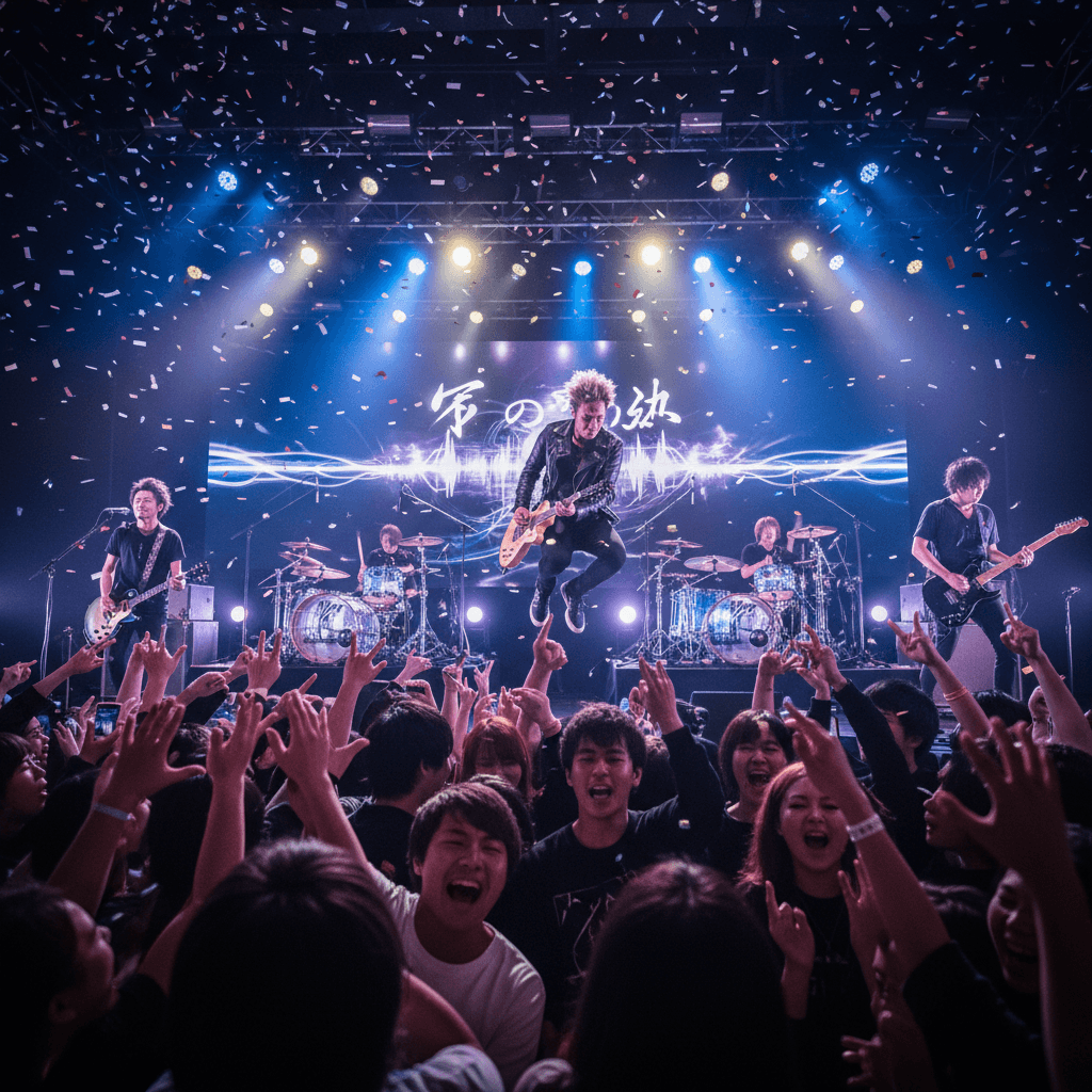 邦楽バンド楽曲の深層:歌詞メッセージ解説とライブ体験への影響
