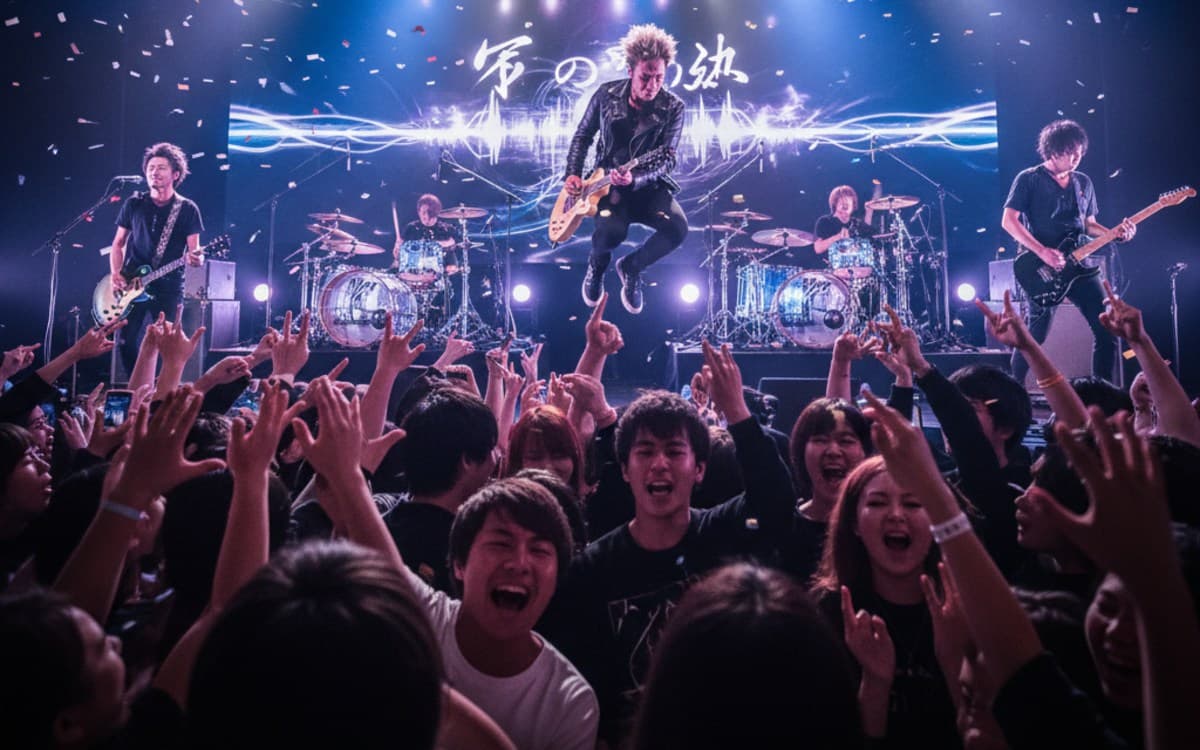 邦楽バンド楽曲の深層:歌詞メッセージ解説とライブ体験への影響