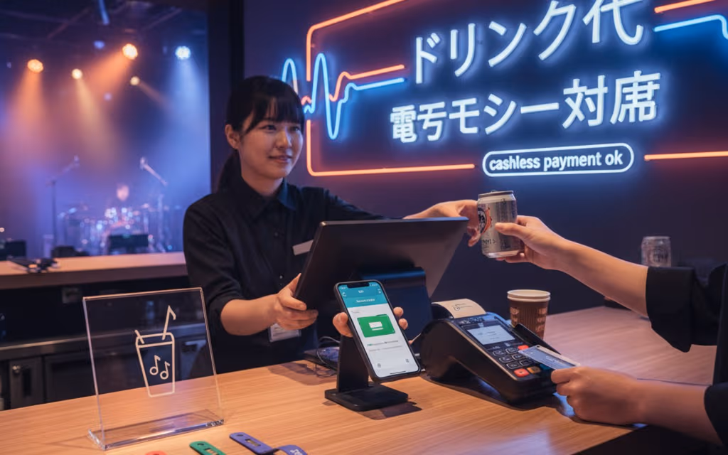 ライブハウスのドリンク代を徹底解説:なぜ必要?いつ払う?電子マネー対応は?