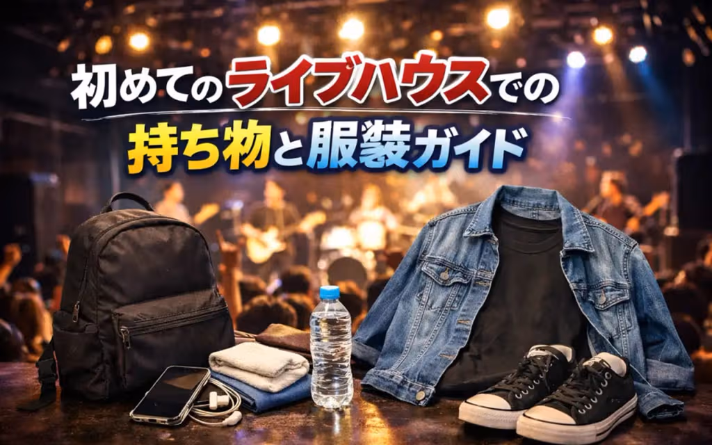 初めてのライブハウスでの持ち物と服装ガイド